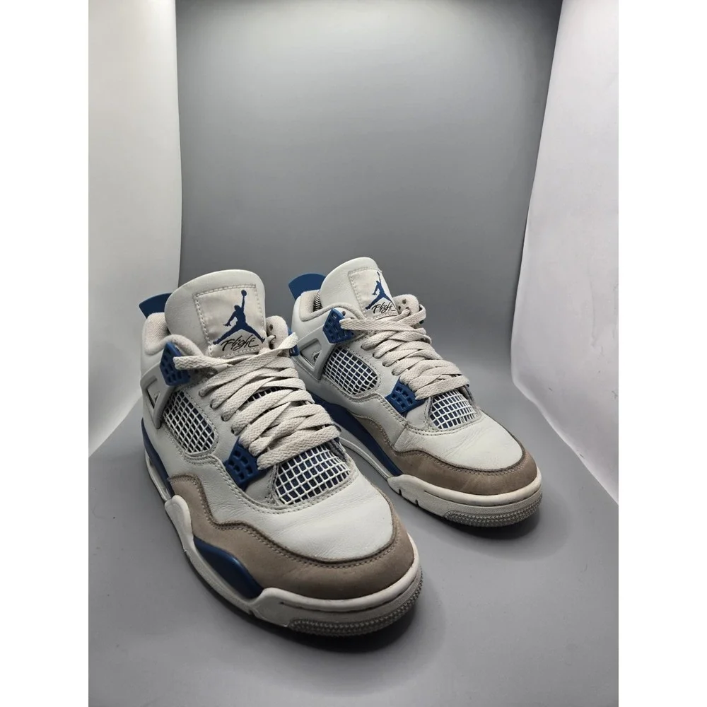 Air Jordan 4‎ Retro 2024 Military Blue Mens 6 Basketball Sneakers FV5029-141